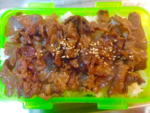 2度美味しいお弁当★海苔弁と牛めし★